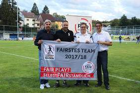 Fairste Mannschaft 2017/18 in der Verbandsliga: FC Germania Friedrichstal. Foto: bfv