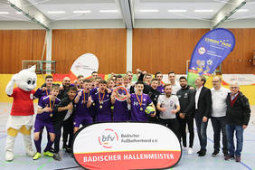 Badischer Futsalmeister B-Junioren: FC Nöttingen. Foto: bfv