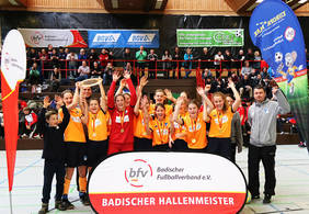 Badischer Futsalmeister C-Juniorinnen: TSG 1899 Hoffenheim. Foto: bfv