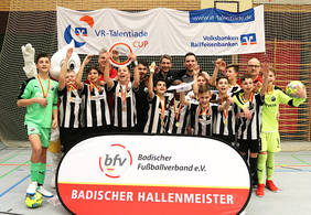 Badischer Futsalmeister D-Junioren: SV Sandhausen. Foto: bfv