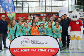 Erneut Badischer Futsalmeister der B-Juniorinnen: TSG 1899 Hoffenheim. Foto: bfv