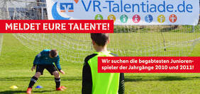 VR-Talentiade: Junioren der Jahrgänge 2010 und 2011 werden gesichtet. Foto: bfv